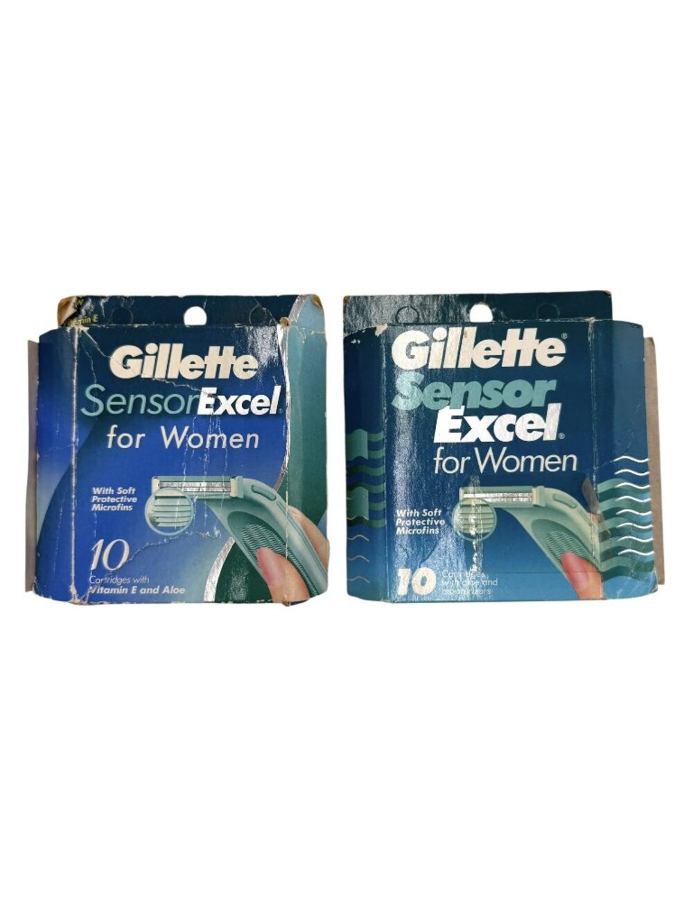 Vintage Gillette Sensor EXCEL for Women Razor Blade Refills 19 Cartridges
